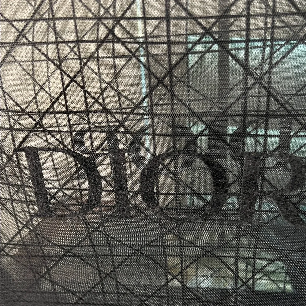 Dior Limited Edition Beauty Black Mesh Tote Bag NWOT - Picture 10 of 17